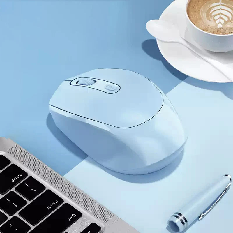 Wireless Mouse Battery Gamer Mouse Dual Modes Bluetooth-compatible 2.4G