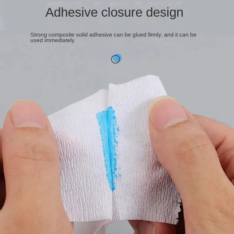 100PCS/Roll Disposable Hair Cutting Accessory Neck Paper Adjustable