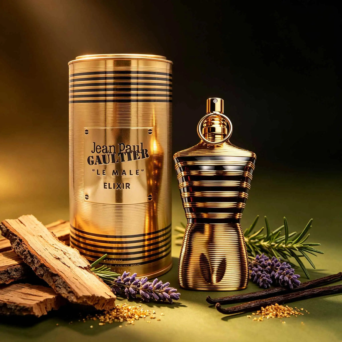 Jean Paul Gaultier Le Male Elixir Delivers Masculine Charm, Hot Spices Mixed With Warm Vanilla And Smoky Wood.