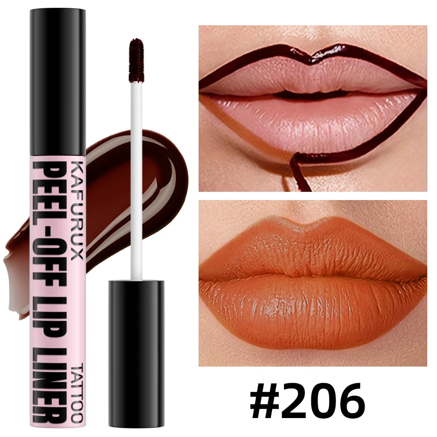 1PC Waterproof Lip Liner Peel Off Lipgloss Long Lasting