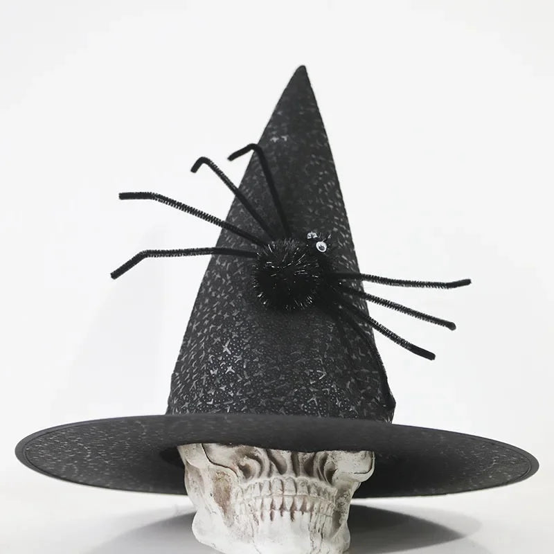 Halloween Witch Cosplay Decoration Spider Hats