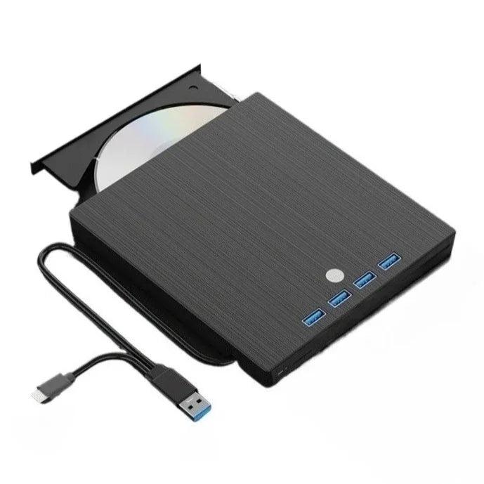 7 In 1 USB3.0&Type C CD DVD Recorder Player Writer External