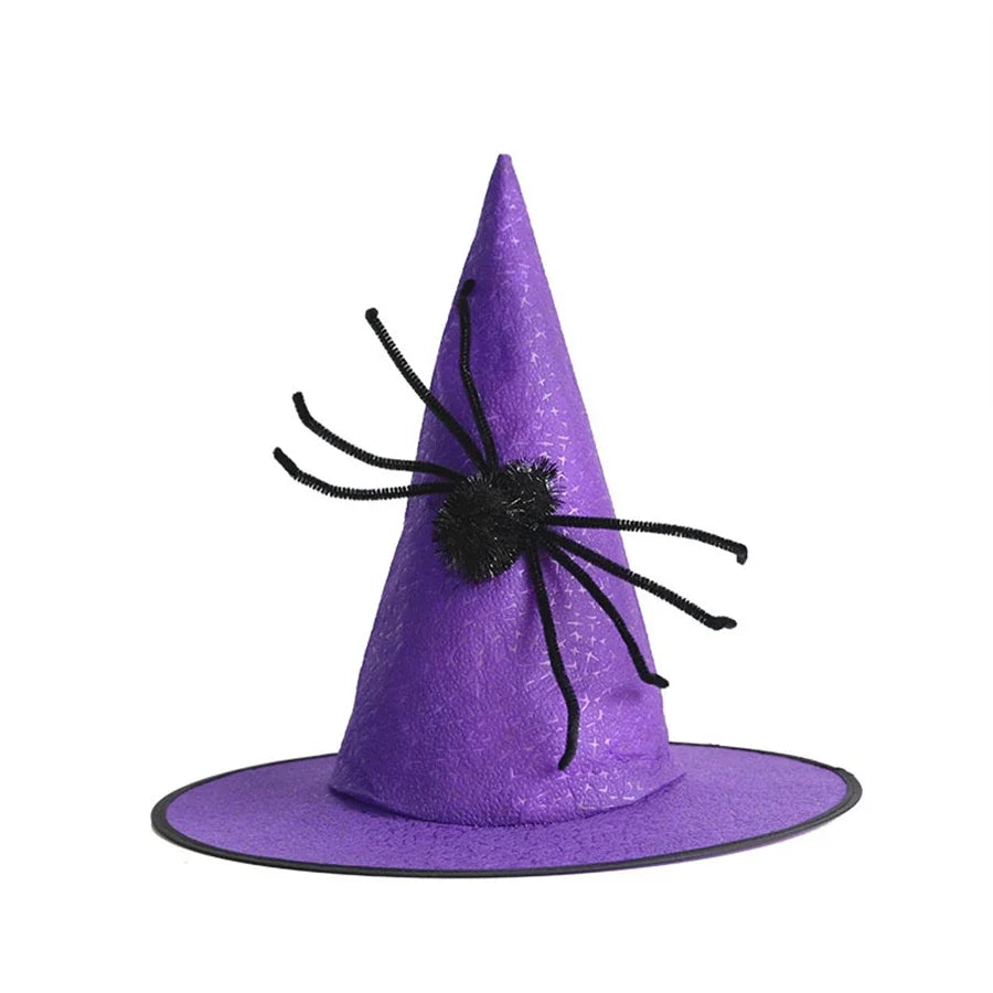 Halloween Witch Cosplay Decoration Spider Hats