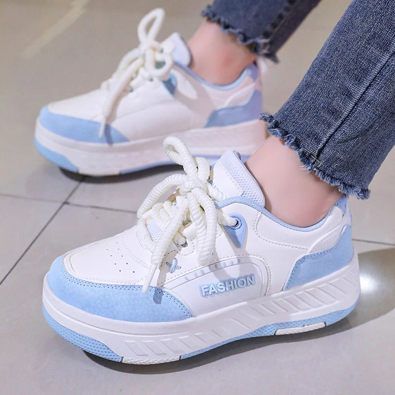 Children Junior Roller Skate Shoes Kids Sneakers