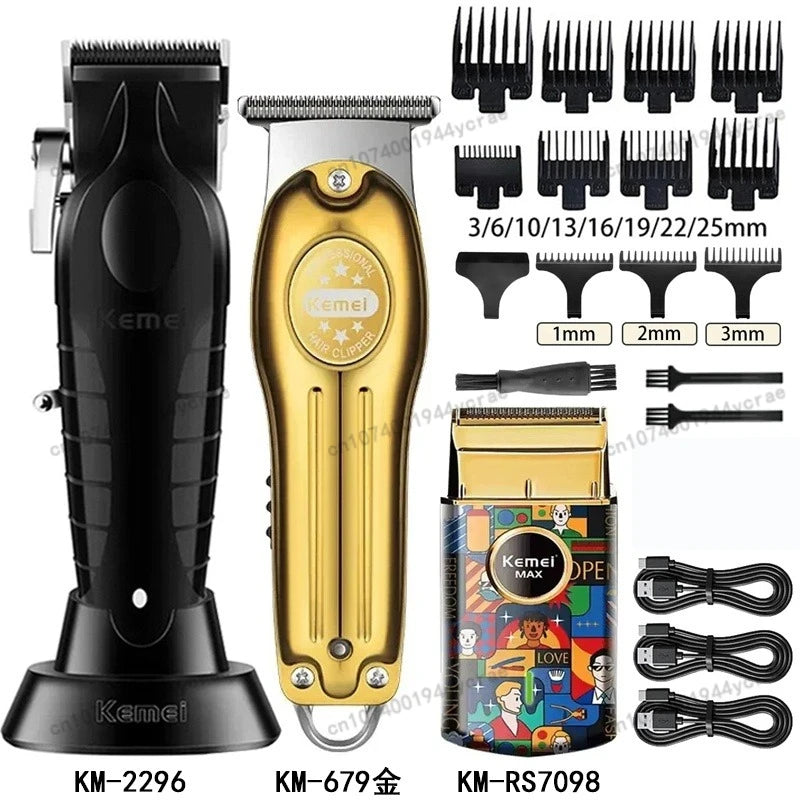 Kemei Hair Clipper Km-2296 Km-679 Km-RS7098 Barber Blading Hair Cutting Machine
