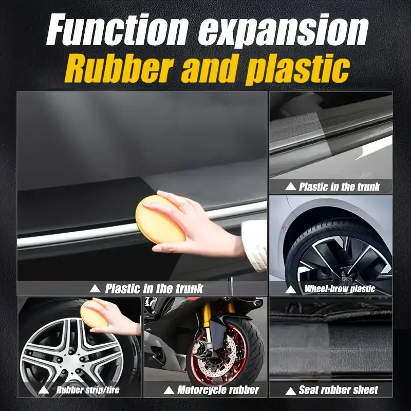 Car Plastic Restorer Polish Paste 150g - Tire, Interior & Bumper Shine & Protection