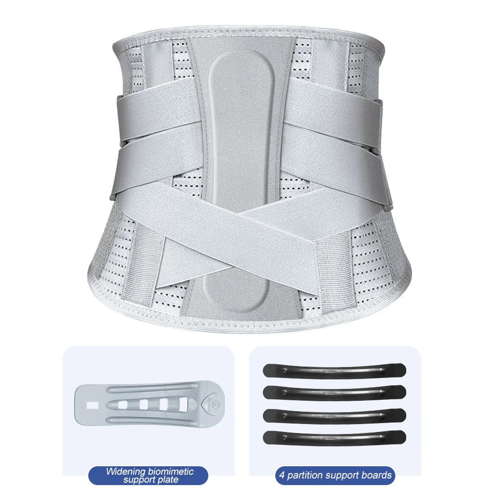Back Support Belt for Lower Back Pain Relief Lumbar Brace with Pad Ergonomic Design
