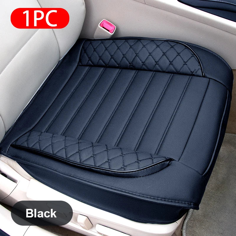 SEAMETAL Full-Surrounded Car Seat Cover Premium PU Leather