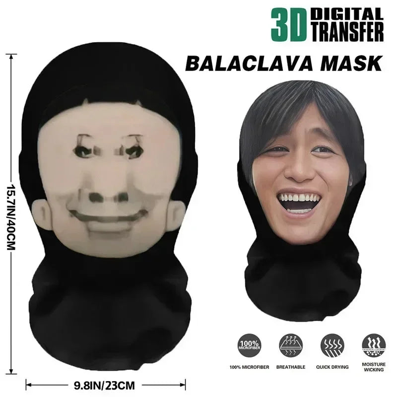 New Funny Cosplay Mesh Mask for Men Women Halloween Party