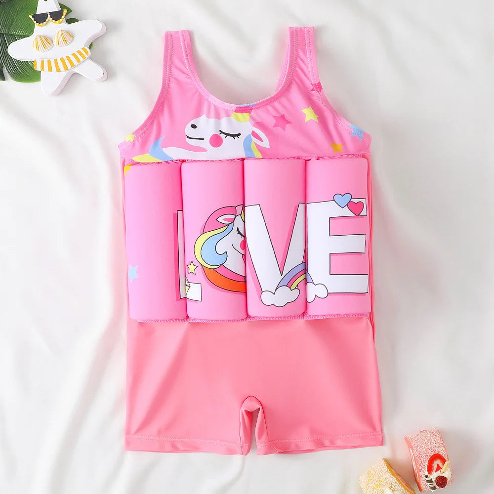 Toddler Boy Swimsuit Buoyancy Float Swimming Suit 1 to 2 3 4 5 Years