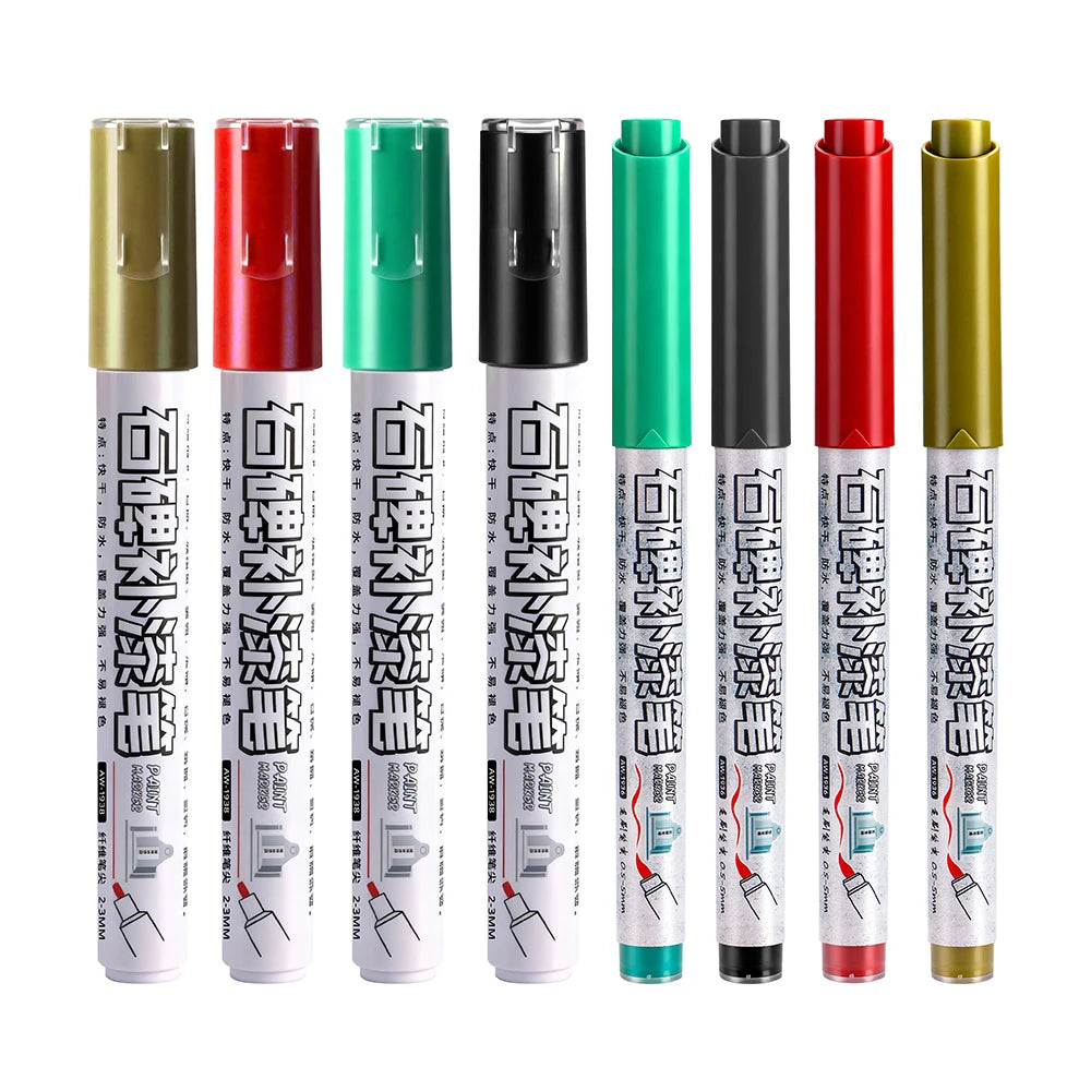 4 Colors Tombstone Marker Pen Professional Inscription Repair