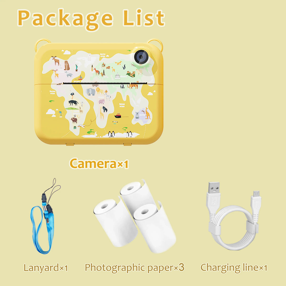 Digital Kids Instant Printing Camera Suitable for Photography