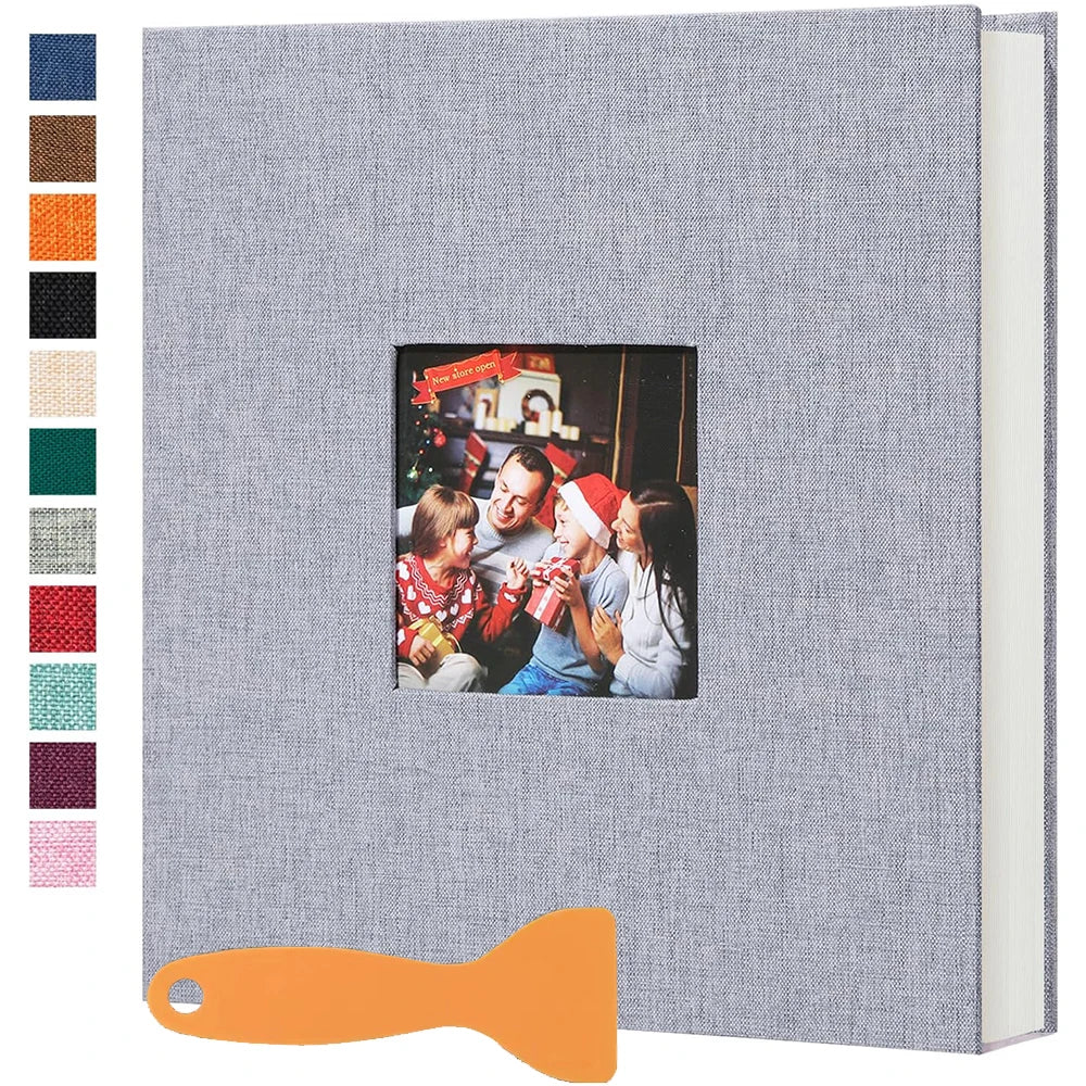 Large Photo Album Self Adhesive 20 Sheets/40 Pages DIY Bookshelf Album for Baby Family Anniversary Wedding Photo Storage