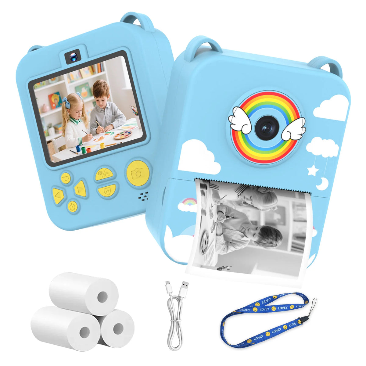 Digital Children Camera Instant Print Photo Video Recorder