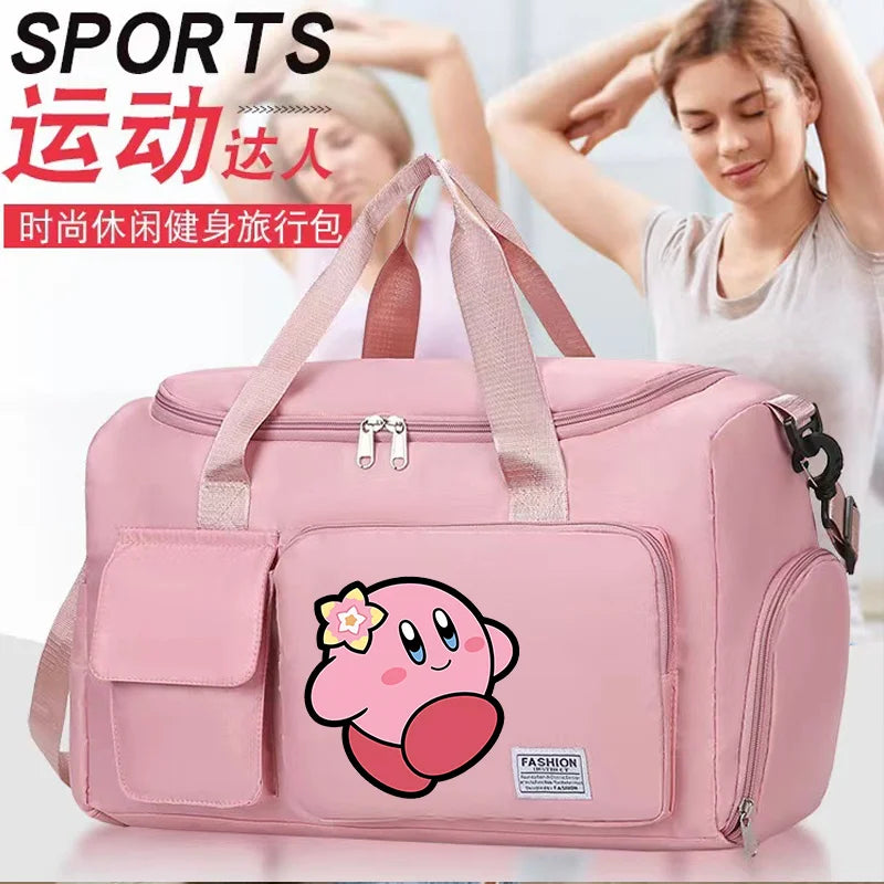 Star Kirbys Shoulder Bag Large Capacity Kawaii Cartoon