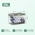 Alpicool NL 25L 35L 45L Car Refrigerator 12V Compressor Fridge Freezer 12/24V