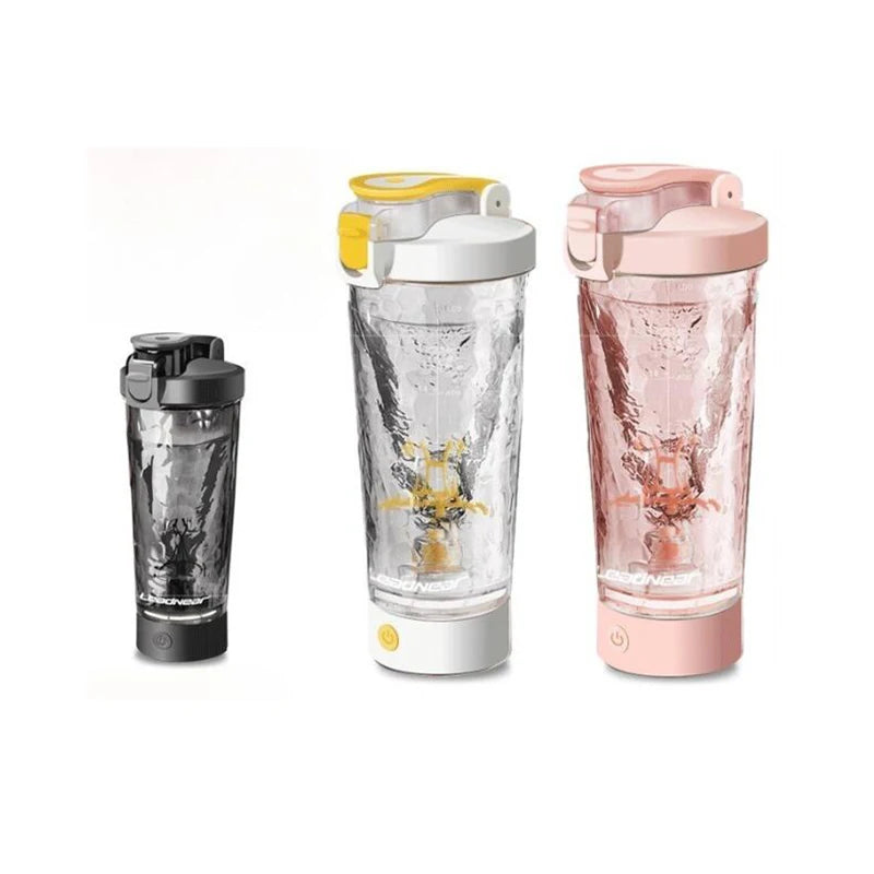 New 700ml Automatic Mixing Cup Electric Shaking Cup Fitness Coffee Protein Powder Soybean Milk Rechargeable Sports Water Bottle