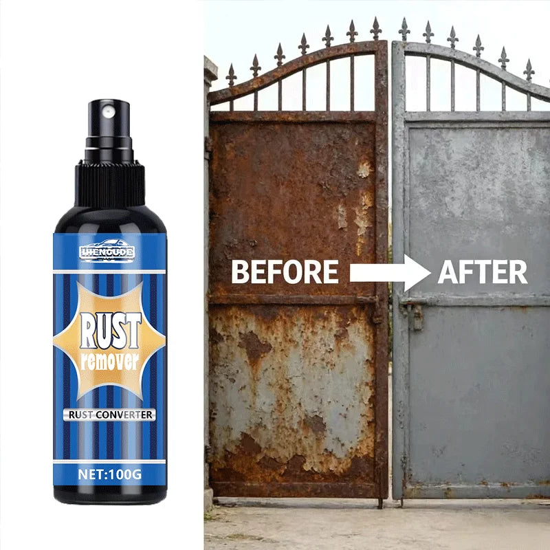 Multi-Functional Anti-Rust Spray |   Powerful Rust and Iron Oxide Remover, Suitable for Chrome Paint Surfaces and Automotive Maintenance.