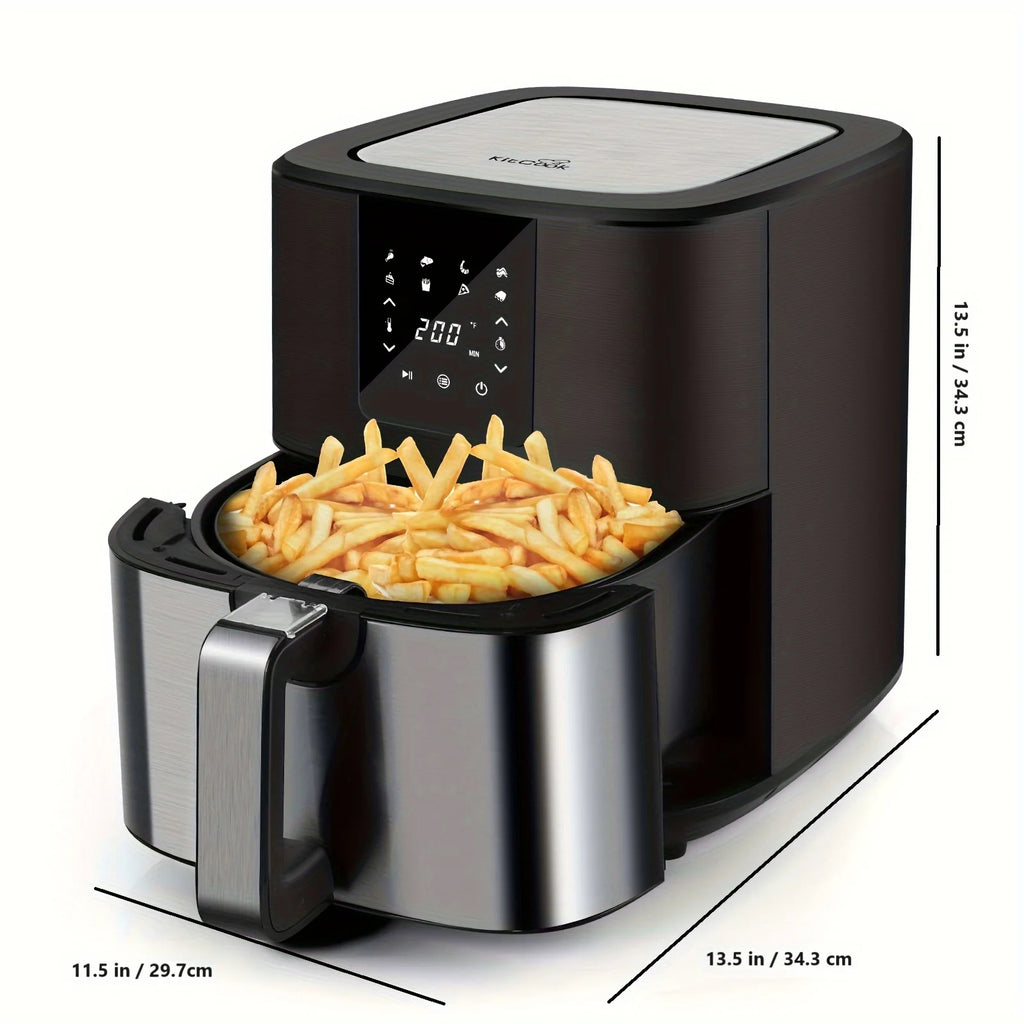 KitCook Large Air Fryer, 1500W 7QT AirFryer Cooker,