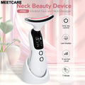 7 Colors LED Face Neck Beauty Device Deep Cleaning Vibration Facial Massager