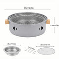 Portable Mini BBQ Grill Stainless Steel Charcoal Desktop