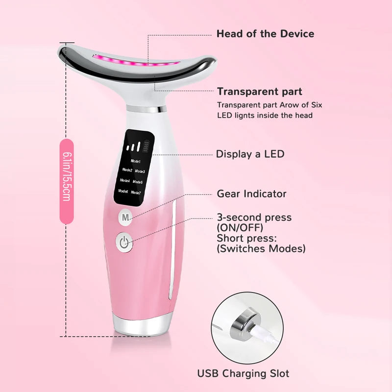 Cloud Prime Face Neck Massager Household Lifting And Firming Facial Electric