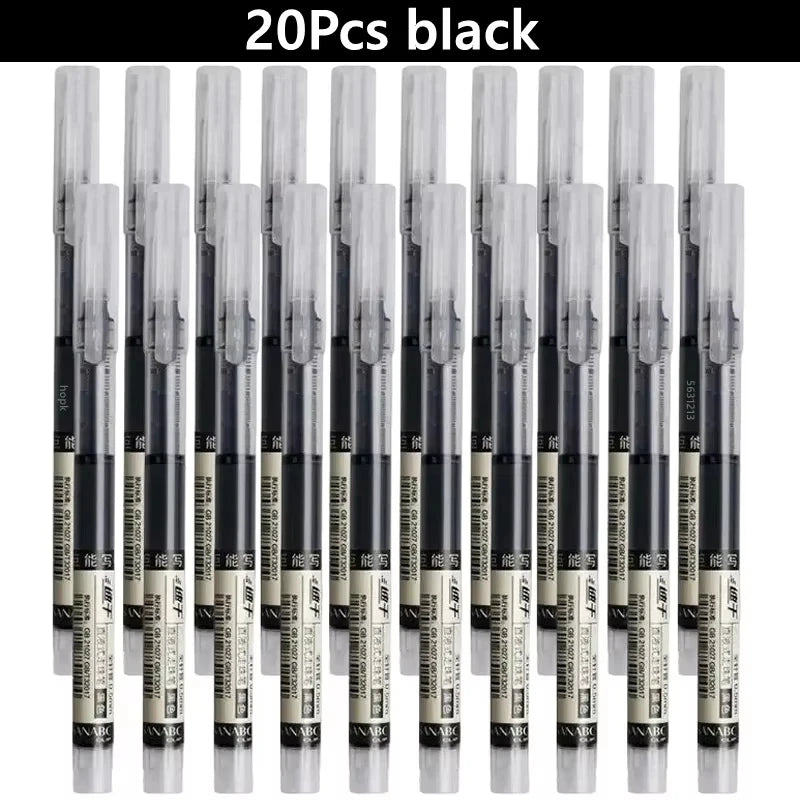 3-102Pcs Straight Liquid Needle Tip Gel Pens
