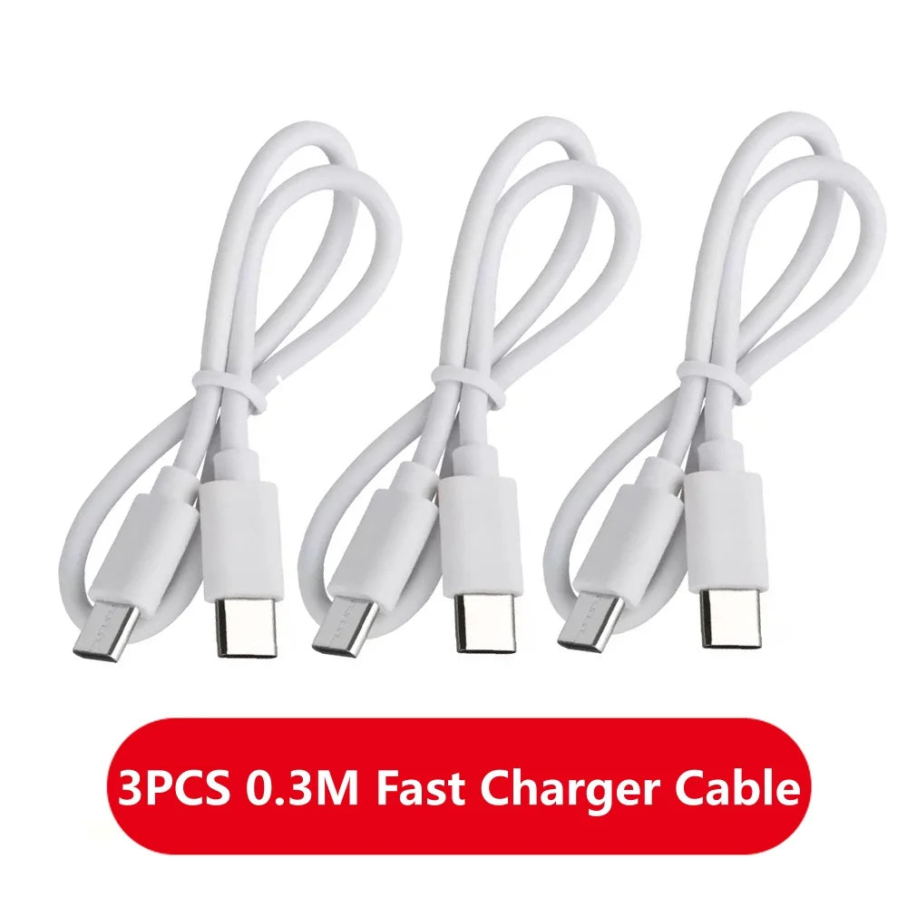 1-3PCS USB C Cable to USB C 120W Fast Charging