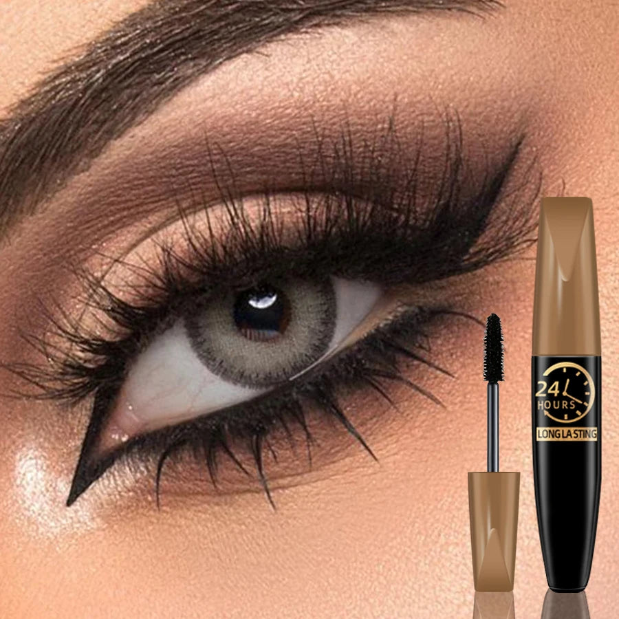 5D Eye Black Mascara Waterproof Lengthens Eyelashes Extension