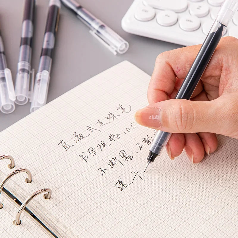 3-102Pcs/set High Quality Needle Type Gel Pens Straight