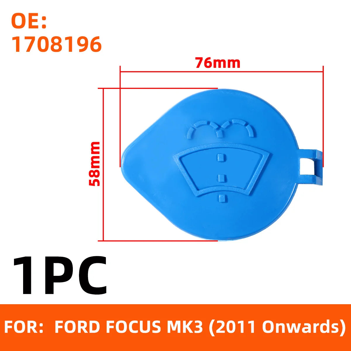 YONGRUN 1/2/5/10pcs Windshield Cleaning Fluid Storage Tank Bottle Cap Collection