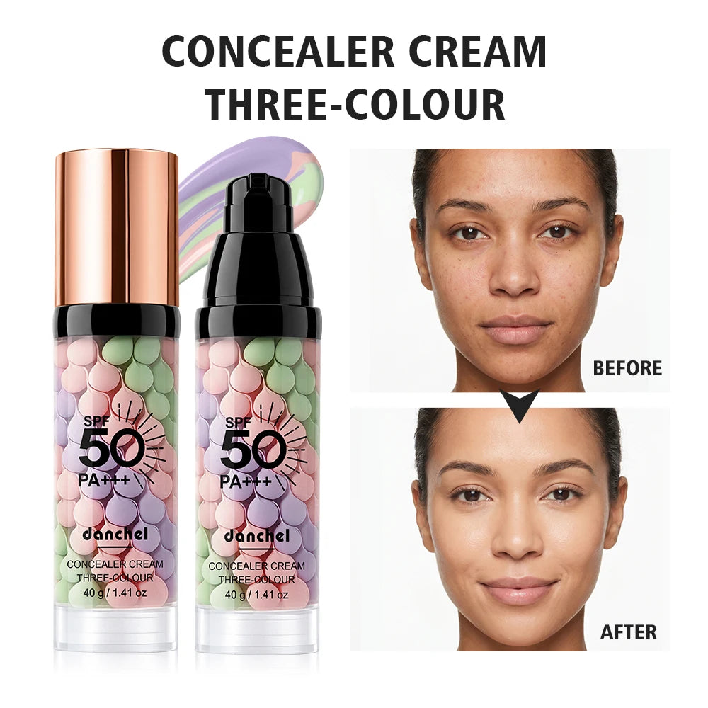 Three-Color Face Primer & Skin Care Isolation