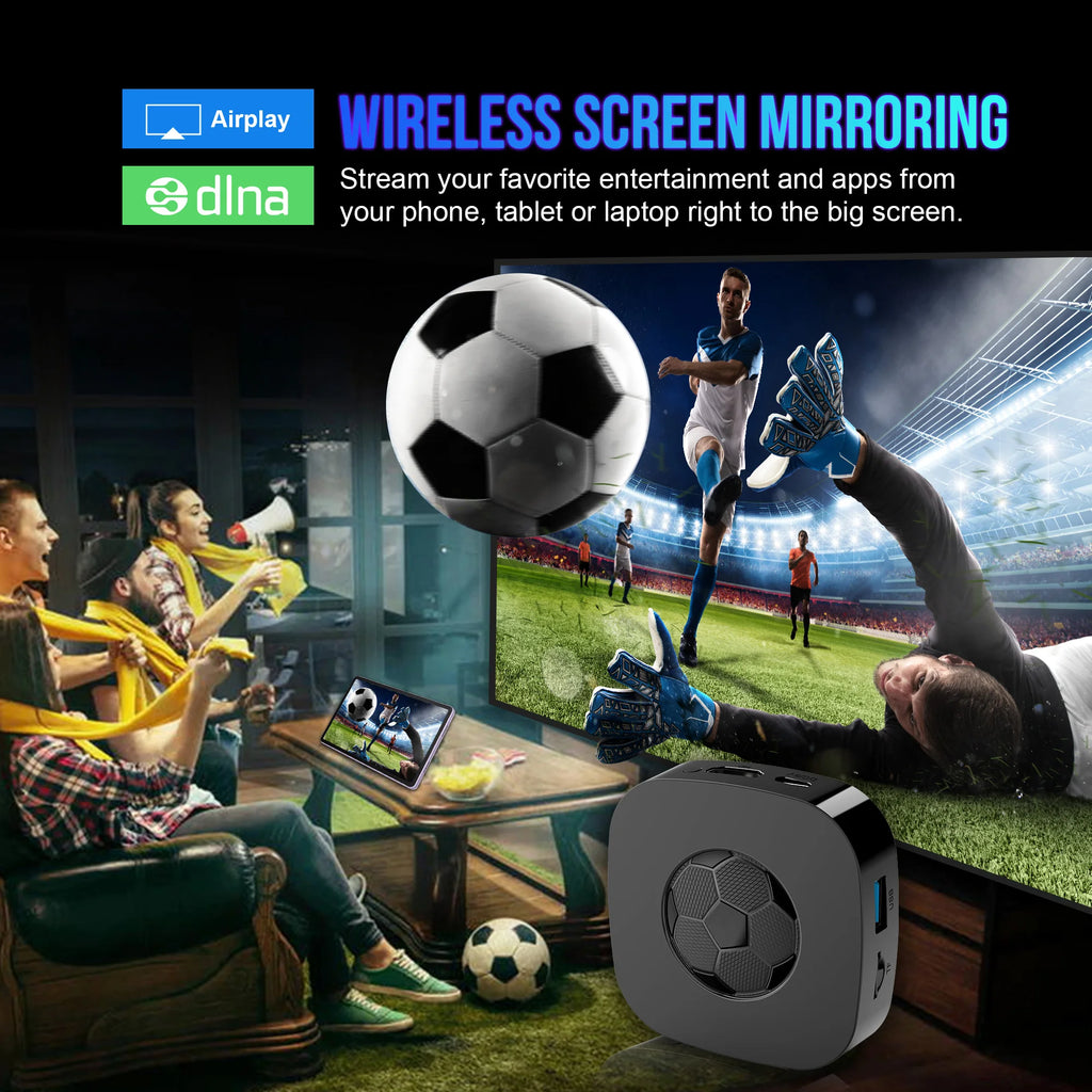 T1 Ultra Android 16 TV Box 8GB+128GB WiFi6 BT5.4 Voice Remote HD 4K