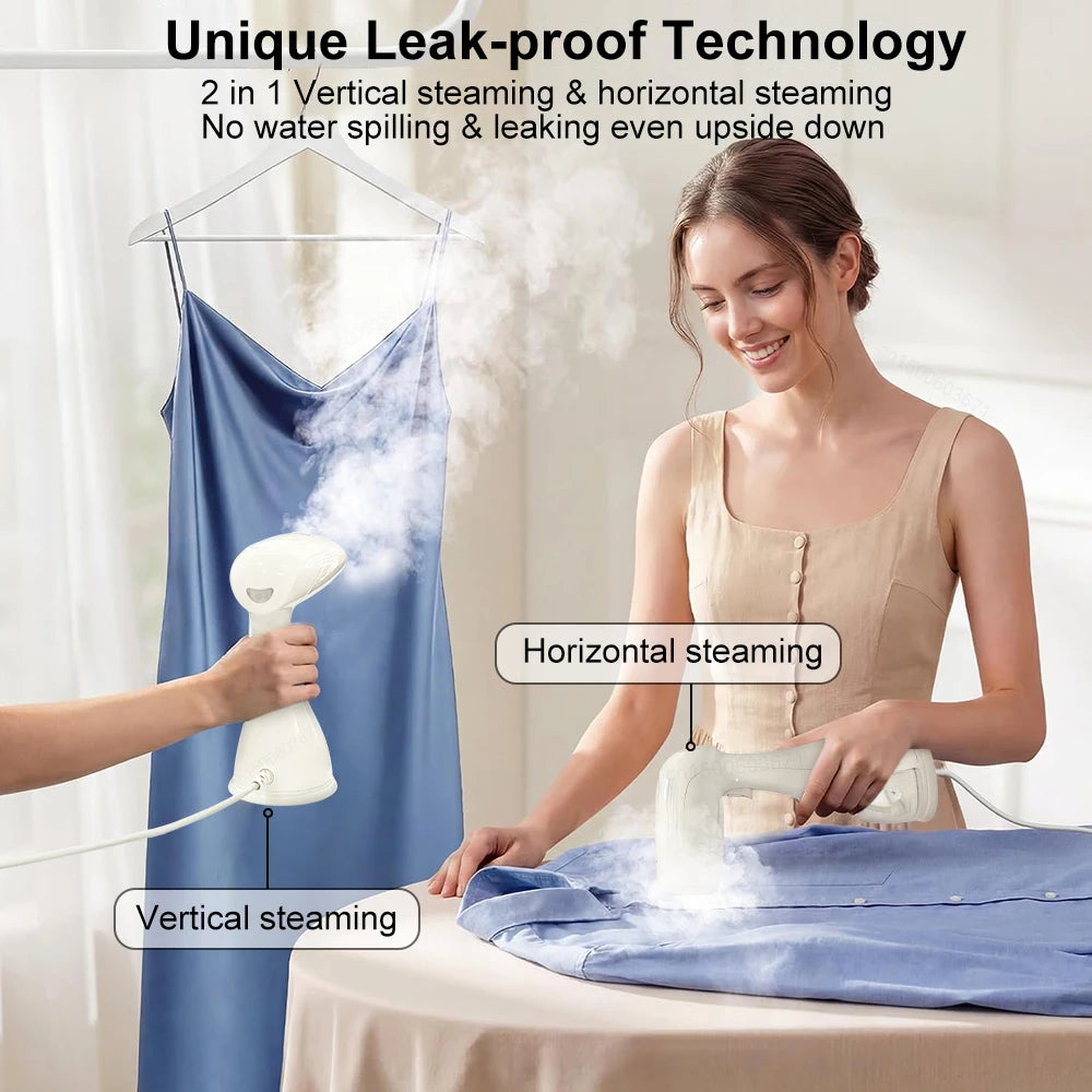 Portable Handheld Clothes Steamer 2‑In‑1