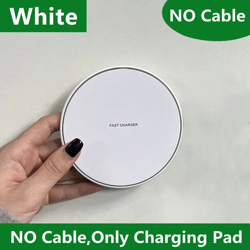 Wireless Charger Pad Fast Wireless Charging Station For Samsung  Xiaomi iPhone