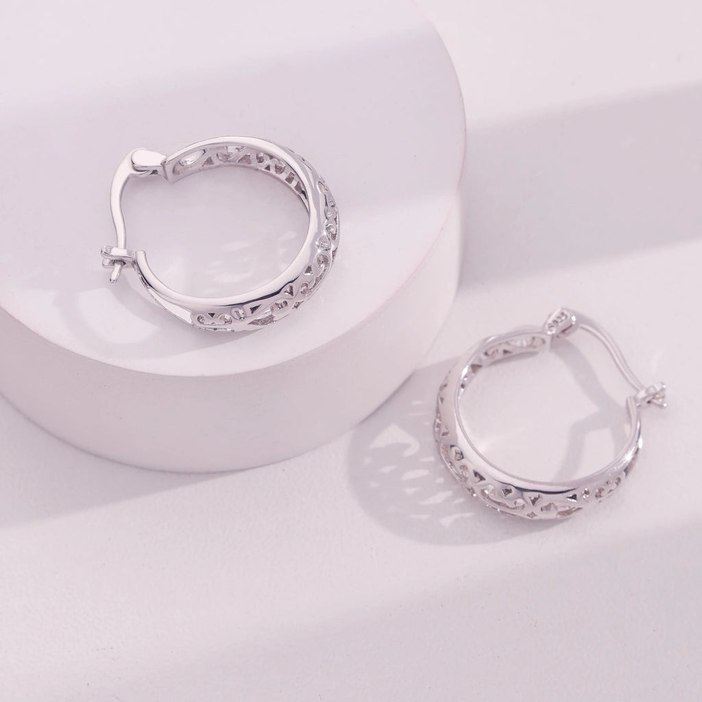 925 Silver Lady Silk Earrings High-Grade Luxury Jewelry Elegant Sexy Fashion Trend