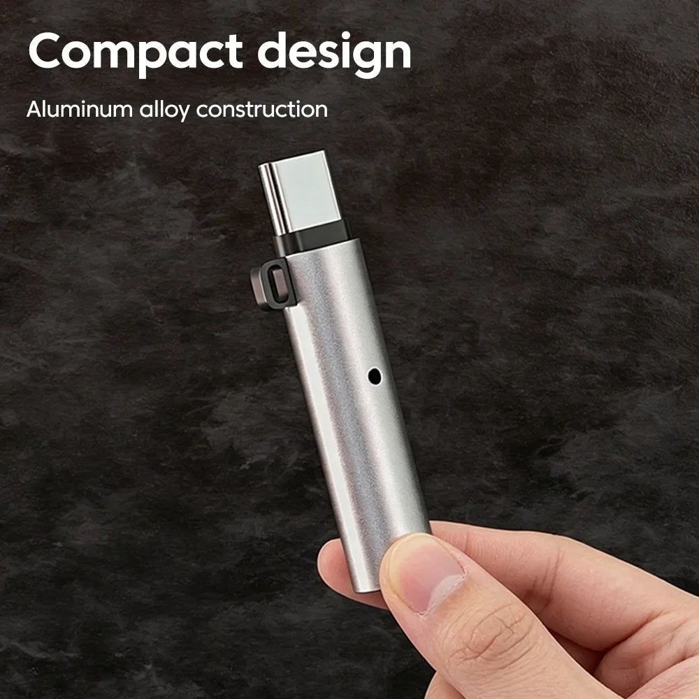 Cigarette Lighter Outdoor Safety Air Blowing USBC Cigarette Lighter Adapter For iPhone Samsung