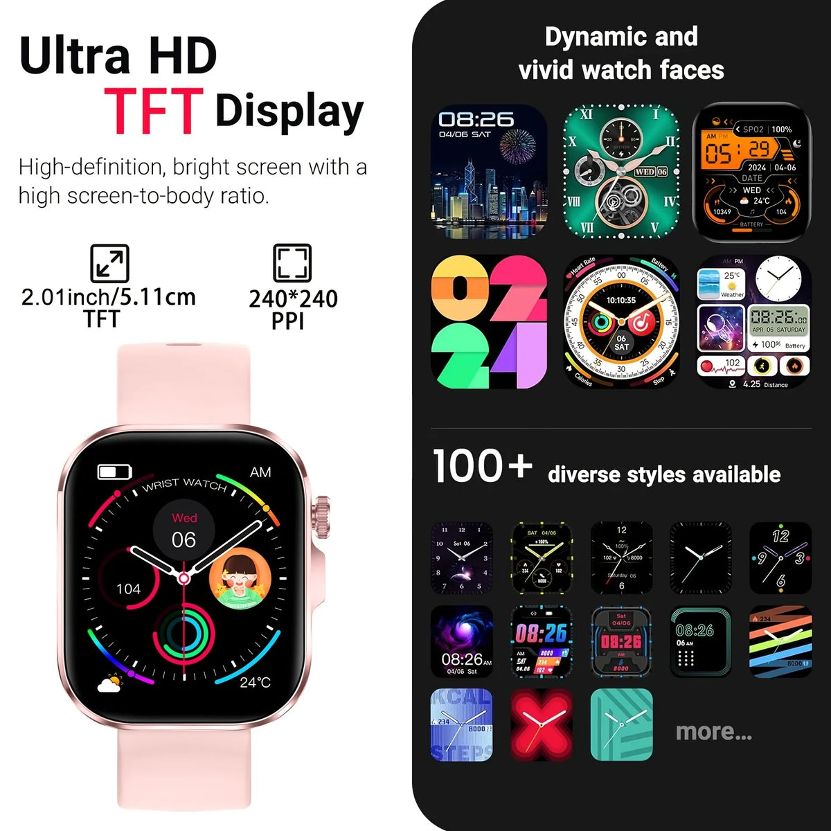 2026 New HD Full-Touch Smartwatch for Men and Women