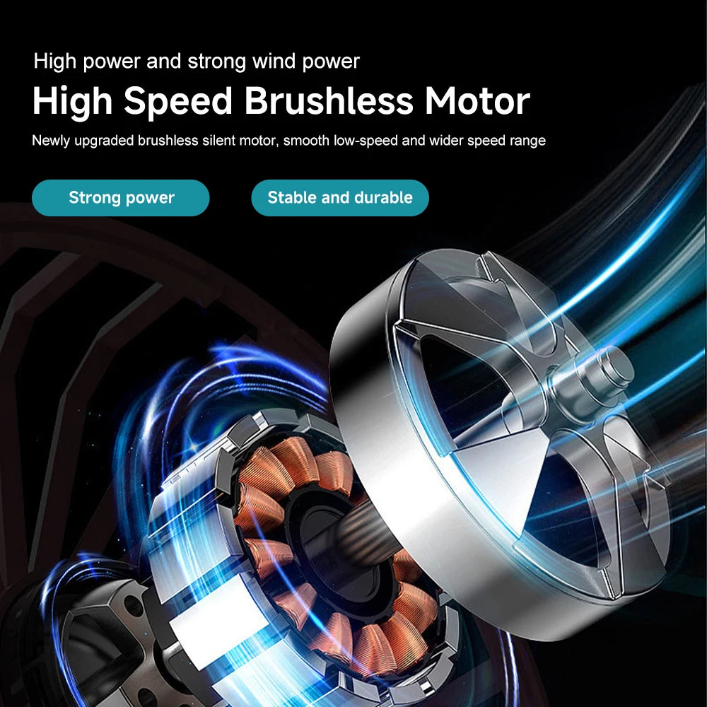 Podofo Handheld Cordless Brushless Electric Angle Grinder Polishing Grinding Machine Cutting Power Tool for Makita 18V Battery