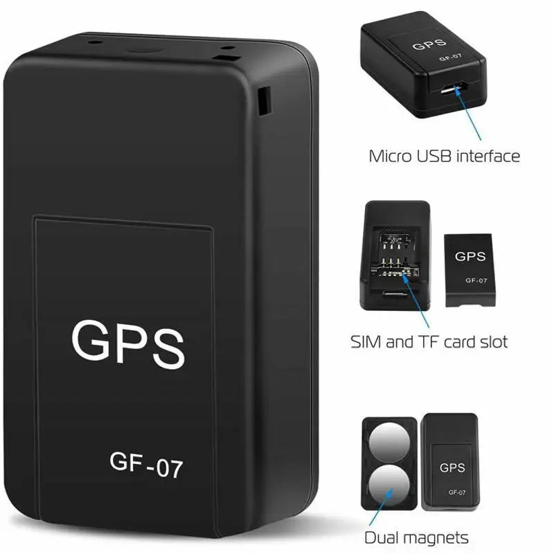 Mini Magnetic GF-07 GPS CarTracker Real Time Tracking Anti Theft Anti Locator Auto Strong Magnetic Mount SIM Message Positioner