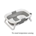Large Folding Baby Bathtub Real-time Temperature Silicone Baby Take A Bath Bathtub Non-Slip Foot Bath Bucket Bathroom