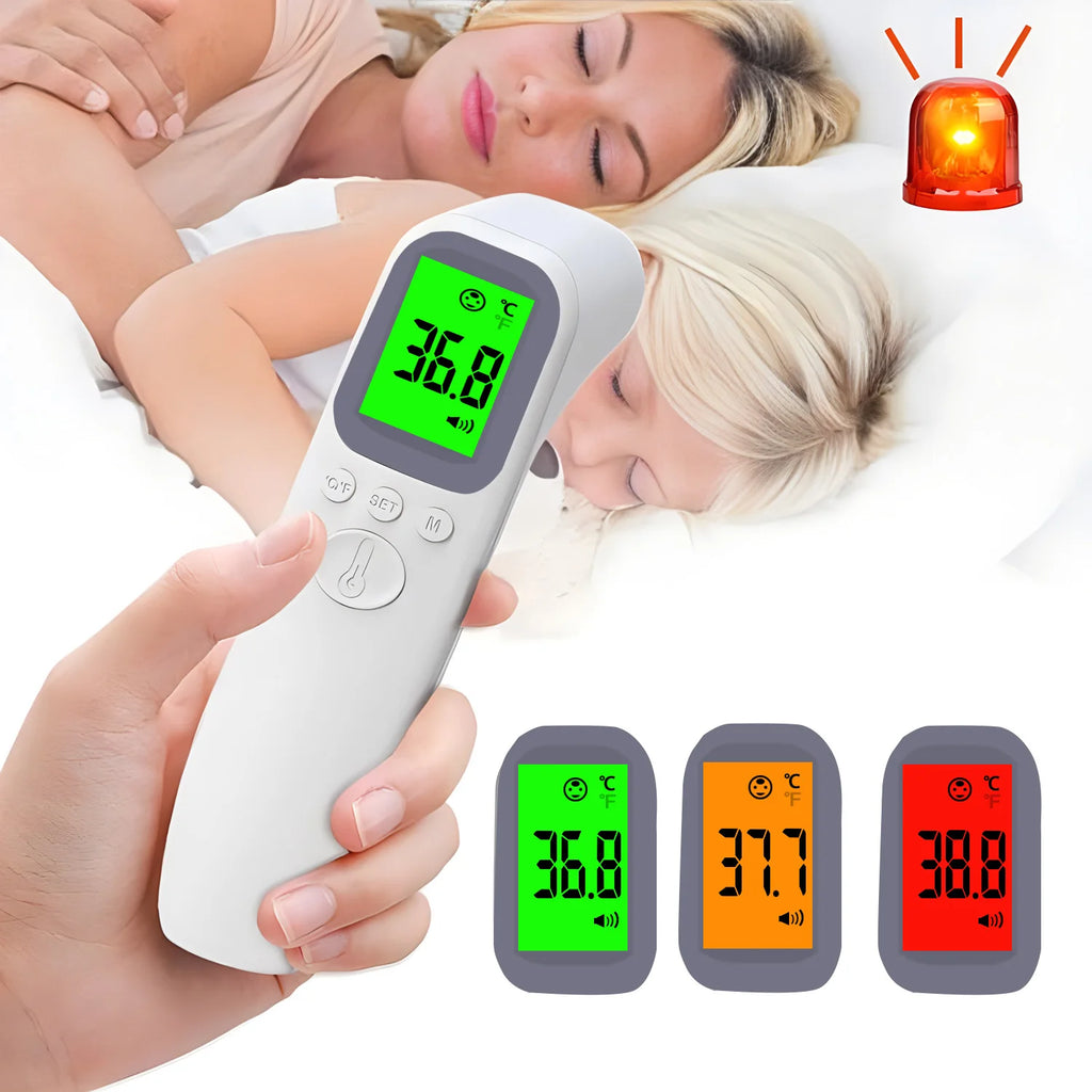Digital Infrared Fever Thermometer Medical Household Infant Adult Forehead Non-contact Body Temperature Ear Thermometer