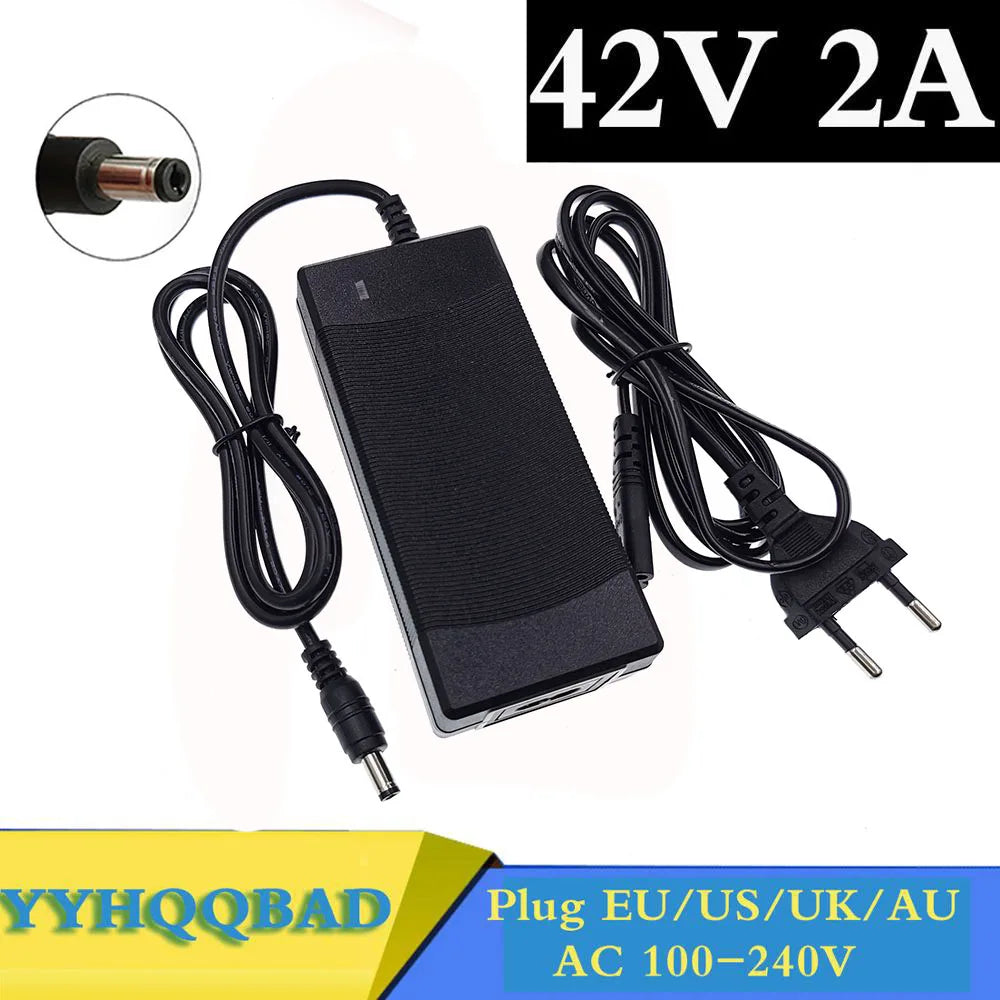 36V 2A battery charger Output 42V 2A Charger Input 100-240