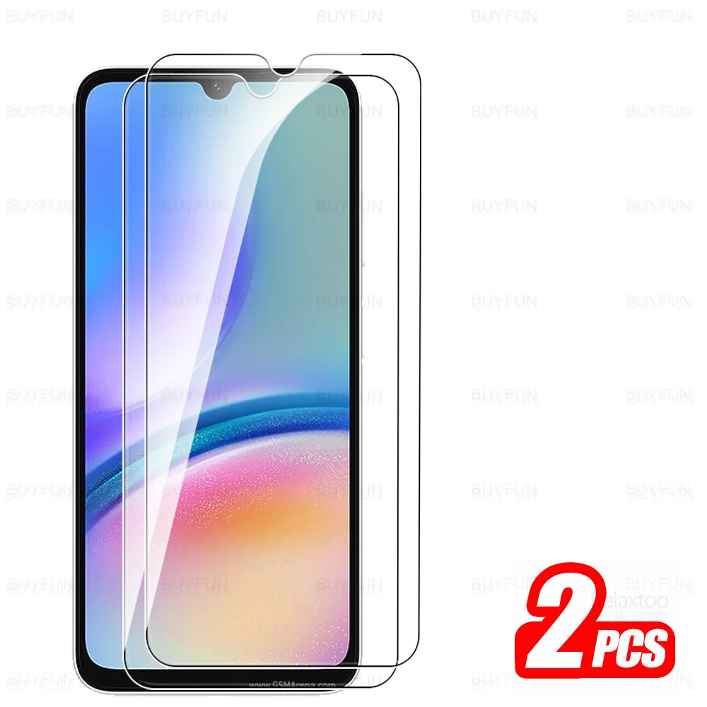 1-4Pcs Tempered Glass For Samsung Galaxy A05s A05 A15 4G A25 A35 A55 5G A06 A16 A26 A36 A56 A07 A17 A27 A37 A57 Screen Protector