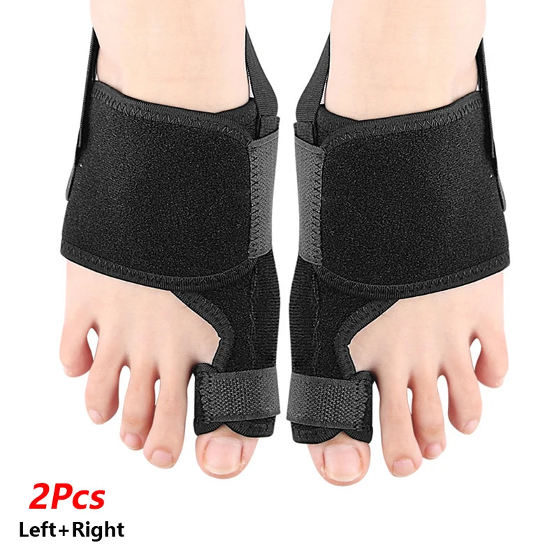 1/2PCS Bunion Corrector - Orthopedic Bunion Splint - Bunion Correction Toe Straightener with Non-slip Strap, Day Night Support
