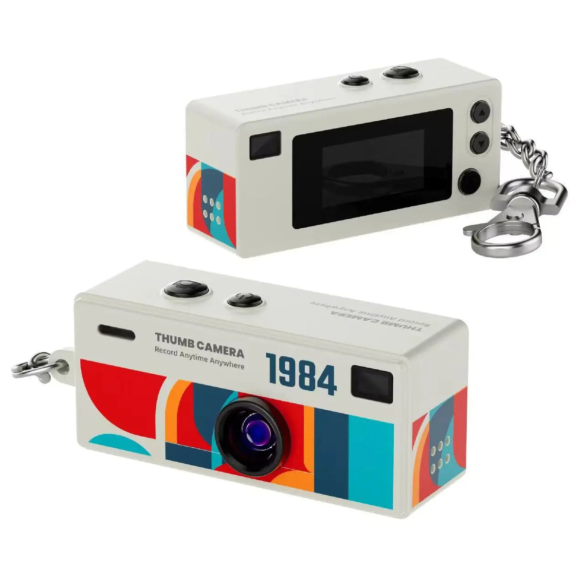New Retro Mini Digital Camera 1080P Keychain Camcorder 0.96 Inch