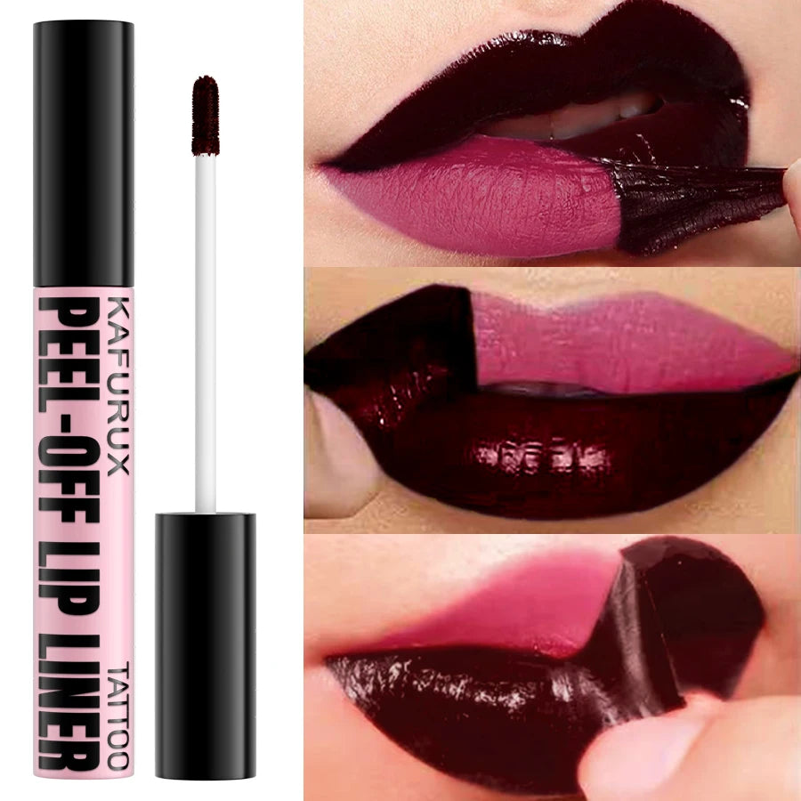 1PC Waterproof Lip Liner Peel Off Lipgloss Long Lasting