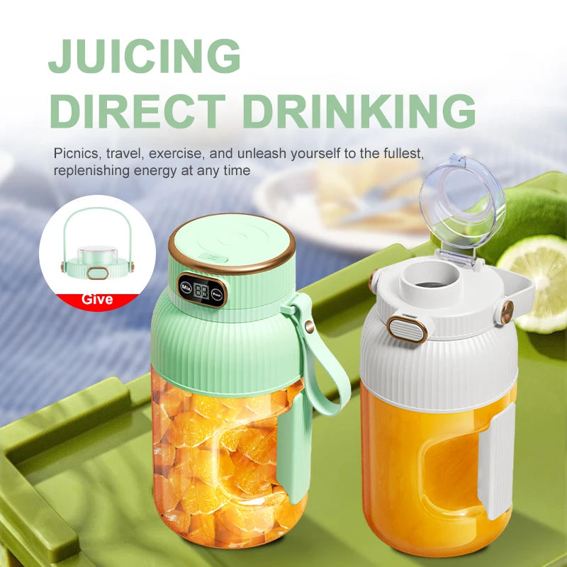 1000ML Portable Juicer Blender Fruit Juicer USB Charging