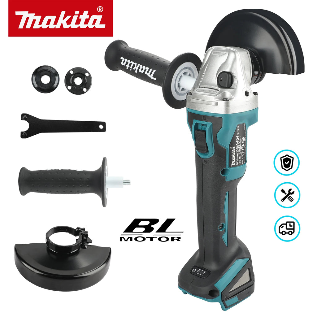 NEW 2026 Makita DGA404 125mm Variable Speed Grinder, 18V Universal Battery, Brushless Cordless Design for Home & Workshop Repair