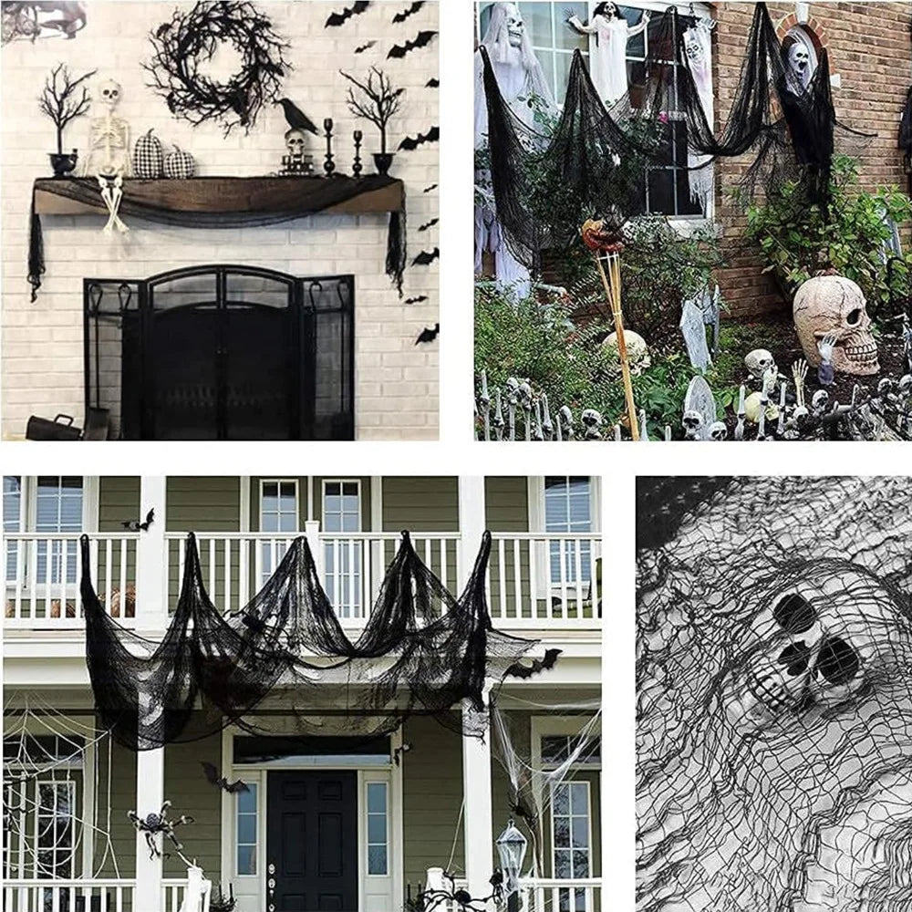 Halloween Creepy Gauze Torn Scary Cloth Horror Haunted House